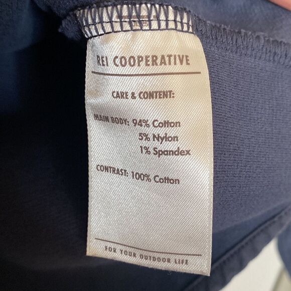 REI Cooperative Men’s Navy Snap Button Pullover Sweater Size M - Picture 4 of 4